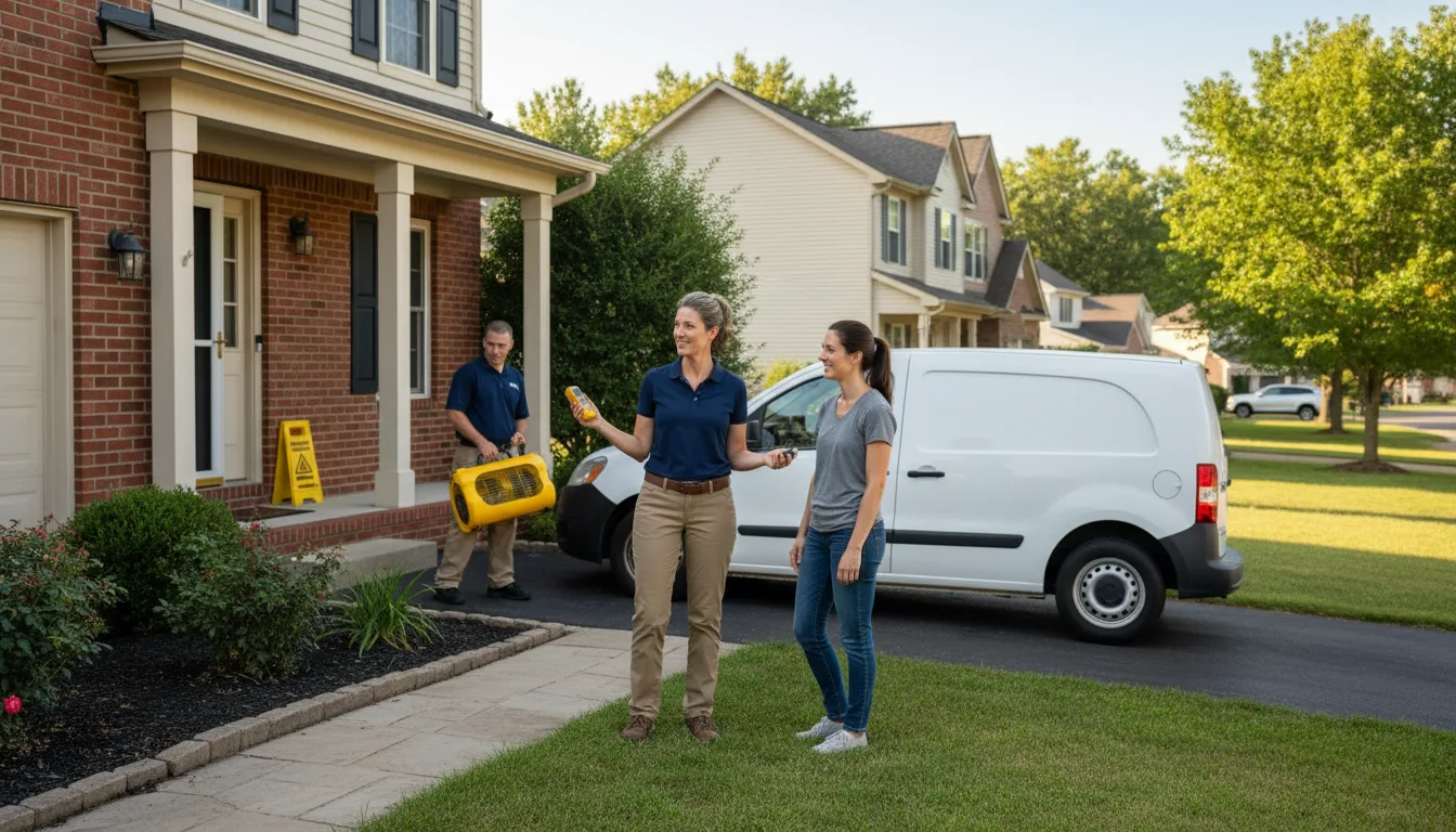 Water restoration image for Water Damage & Restoration Services in Rosebud, MT